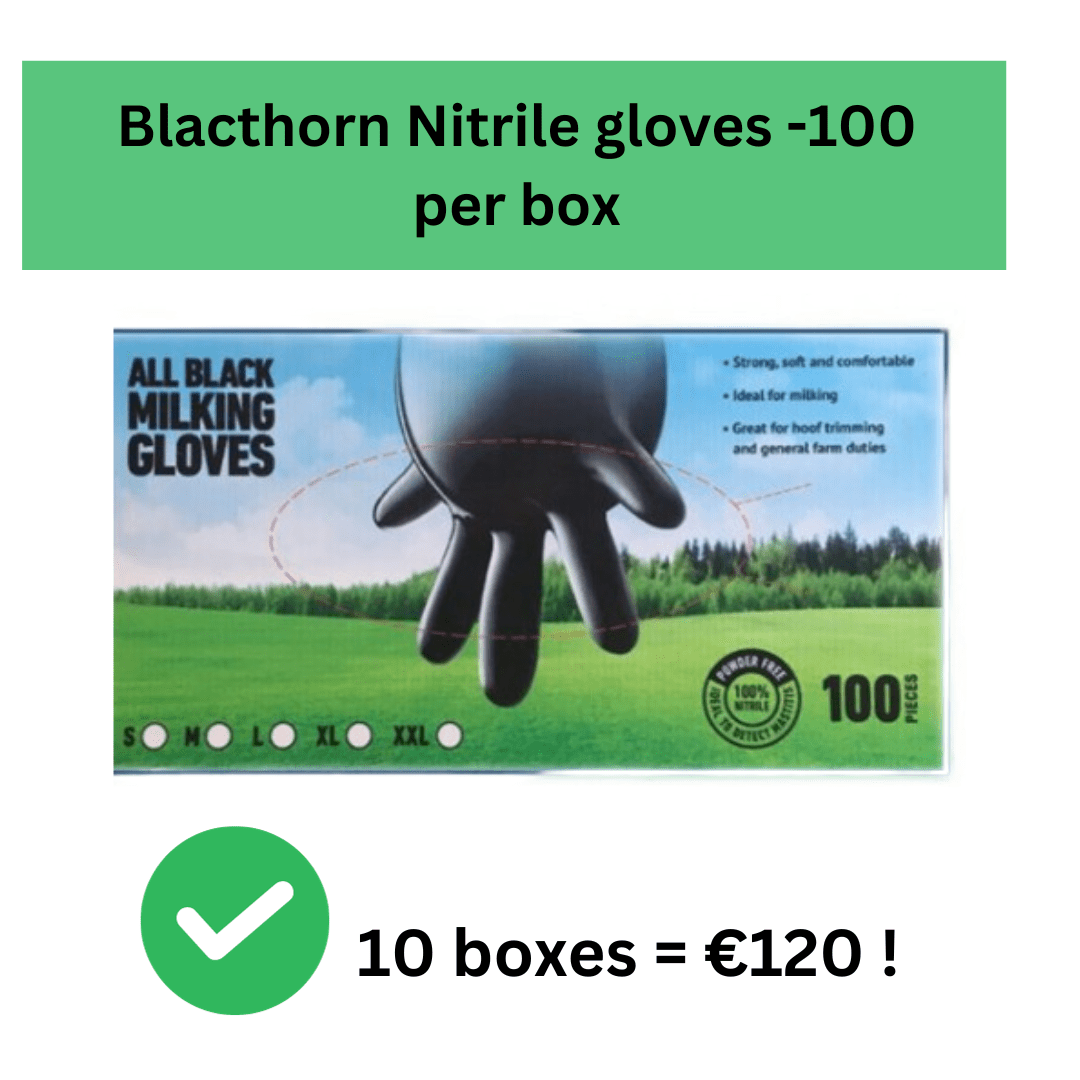 Blackthorn Nitrile Milking Gloves